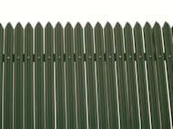 Double Close Pale Steel Palisade Spike Top Metal Fence 1